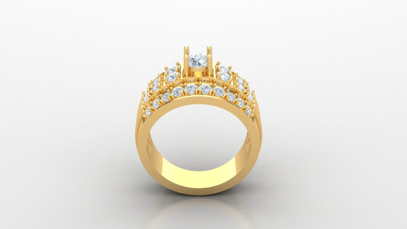Man Ring Cad File Ready For Printing 3D प्रिंट मॉडल .c4d .max .obj .3ds .fbx .stl .blend 