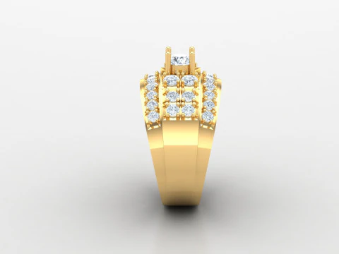 Man Ring Cad File Ready For Printing 3D Print Model