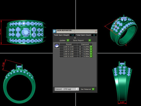Man Ring Cad File Ready For Printing 3D प्रिंट मॉडल