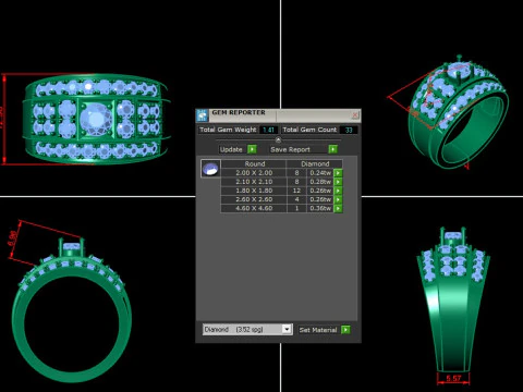 Man Ring Cad File Ready For Printing 3D Print Model