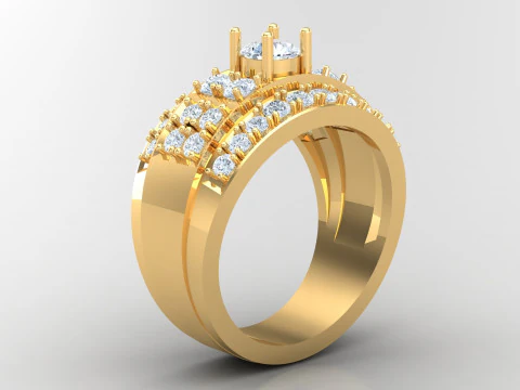 Man Ring Cad File Ready For Printing 3D Print Model