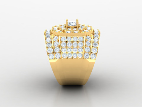 Man Ring Cad File Ready For Printing 3D Print Model