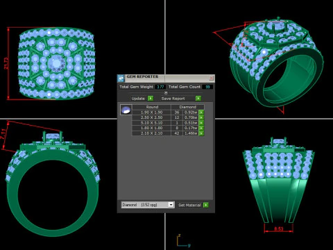 Man Ring Cad File Ready For Printing 3D Print Model