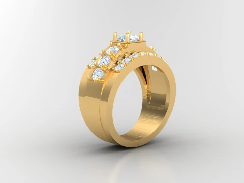 Man Ring Cad File Ready For Printing 3D Print Model
