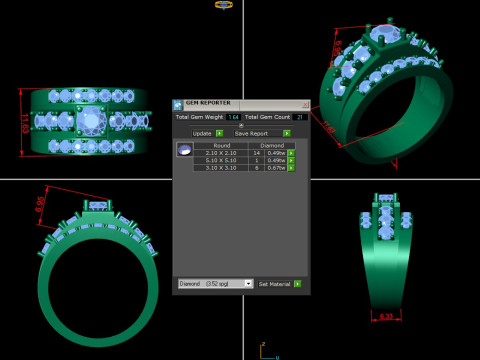 Man Ring Cad File Ready For Printing 3Dプリントモデル