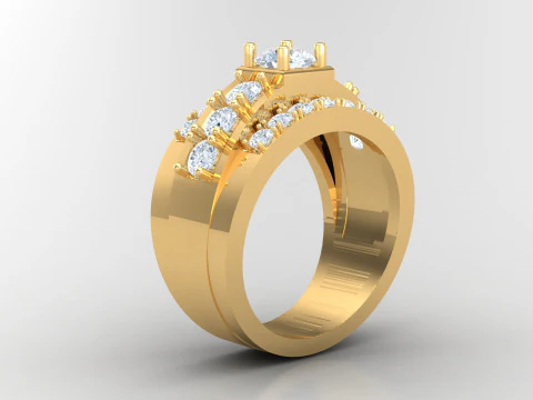 Man Ring Cad File Ready For Printing 3D Print Model
