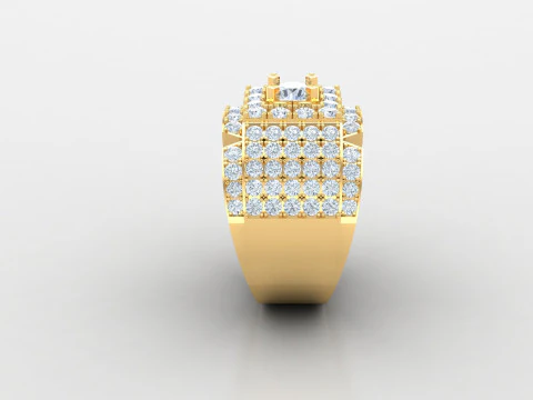 Man Ring Cad File Ready For Printing 3D Print Model