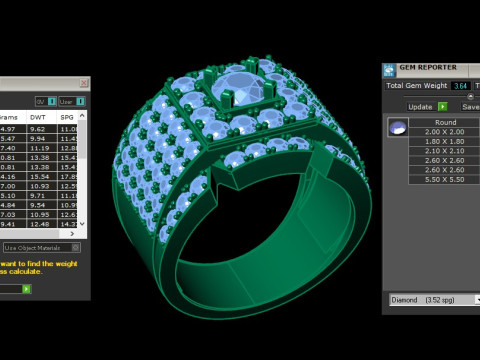 Man Ring Cad File Ready For Printing Model Cetak 3D