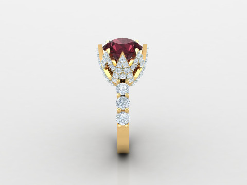 Women Ring Cad File Ready For Printing 3D प्रिंट मॉडल