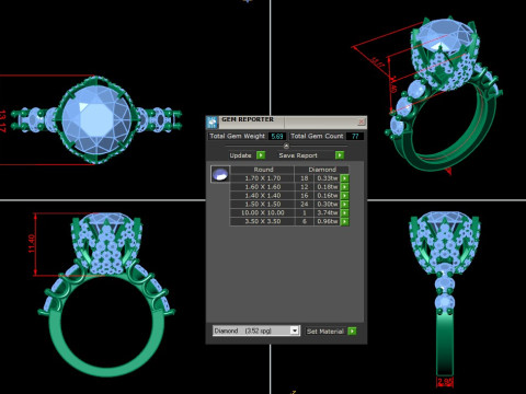 Women Ring Cad File Ready For Printing 3D प्रिंट मॉडल
