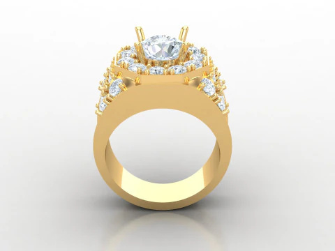 Men Ring Cad File Ready For Printing 3D Print Model