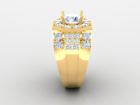 Men Ring Cad File Ready For Printing Modelo de impresión 3D