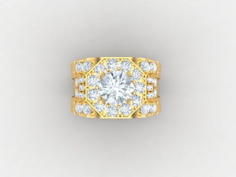 Men Ring Cad File Ready For Printing Modelo de impresión 3D