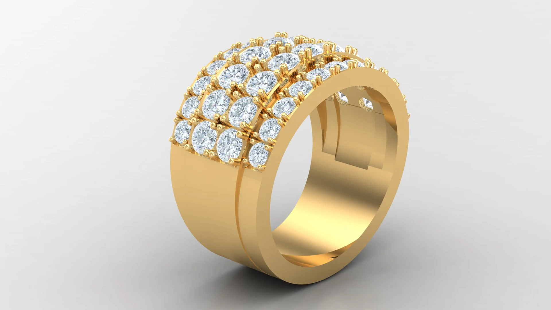 Men Ring Cad File Ready For Printing 3D Print Model .c4d .max .obj .3ds .fbx .stl .blend