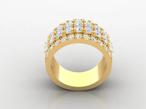 Men Ring Cad File Ready For Printing 3D Print Model