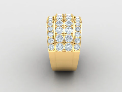 Men Ring Cad File Ready For Printing 3D Print Model