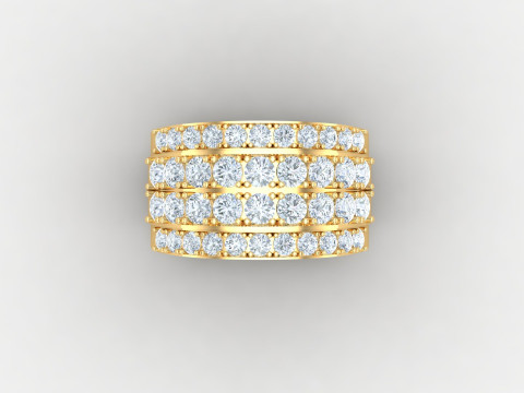 Men Ring Cad File Ready For Printing Model Cetak 3D