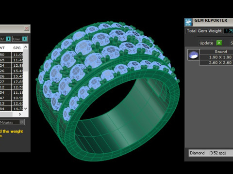 Men Ring Cad File Ready For Printing Model Cetak 3D