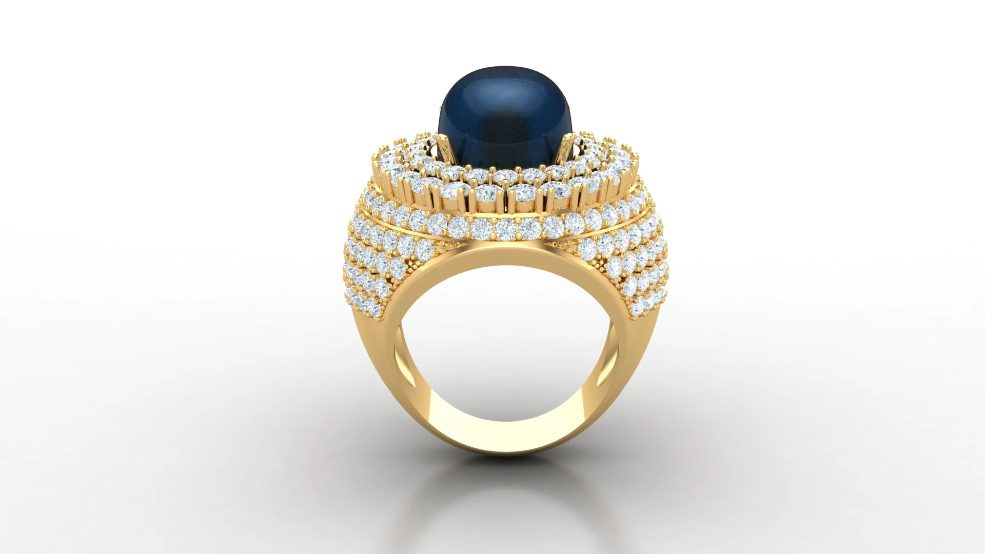Men Ring Cad File Ready For Printing 3D Print Model .c4d .max .obj .3ds .fbx .stl .blend 