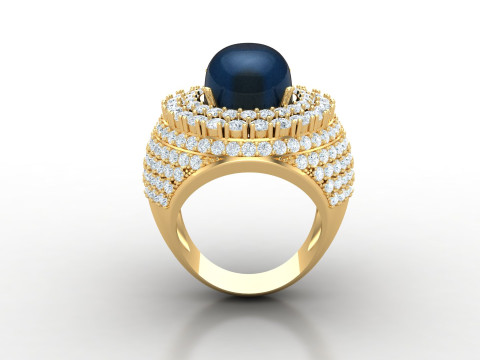 Men Ring Cad File Ready For Printing Modèles 3D en vedette