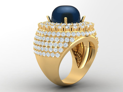 Men Ring Cad File Ready For Printing 3D 打印模型