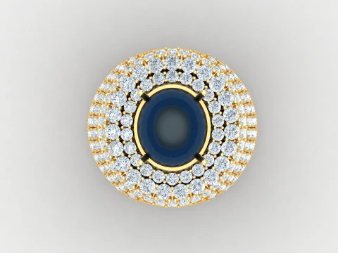 Men Ring Cad File Ready For Printing 3D Print Model