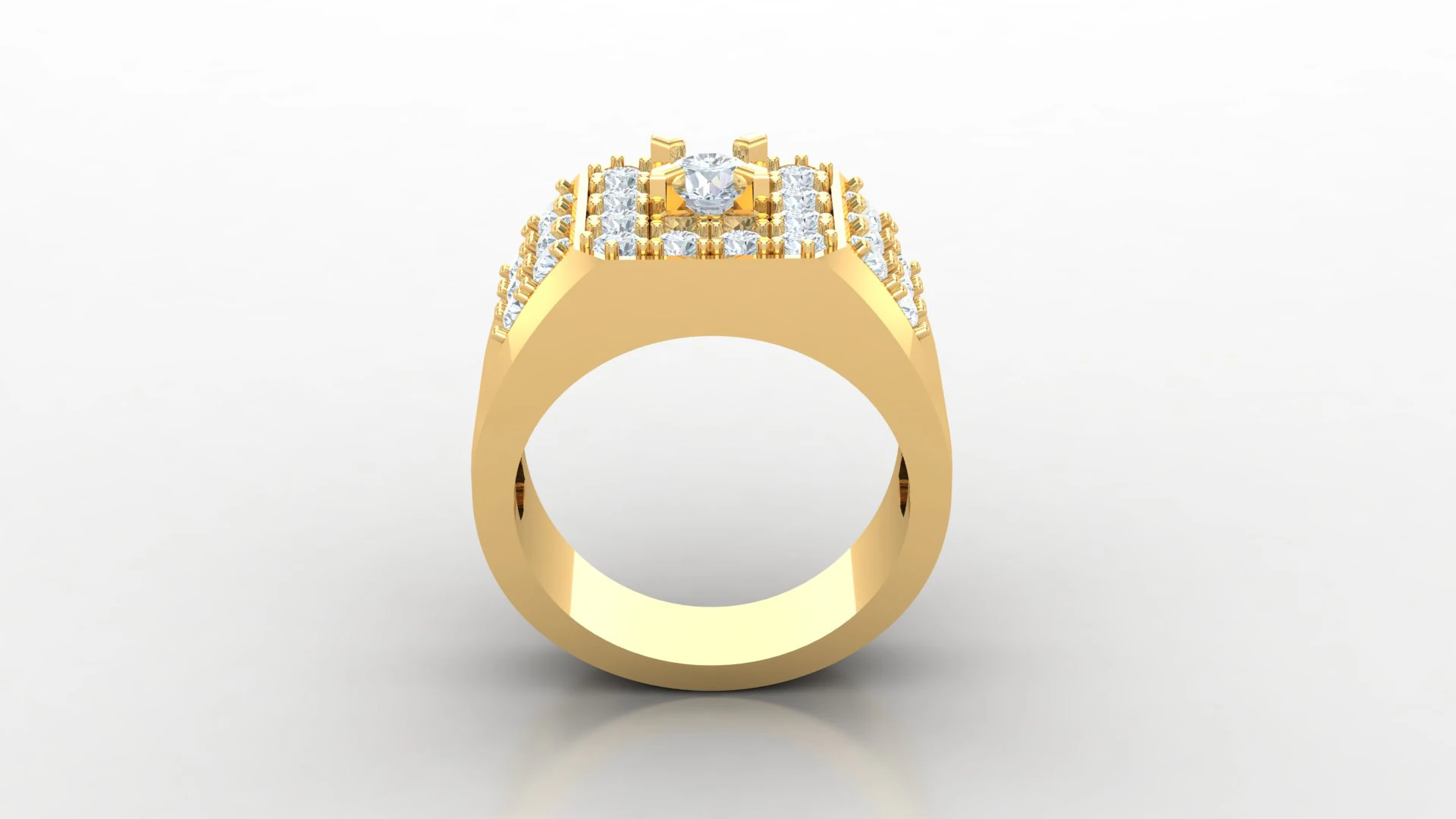 Men Ring Cad File Ready For Printing 3D Print Model .c4d .max .obj .3ds .fbx .stl .blend 