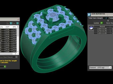 Men Ring Cad File Ready For Printing 3D Print Model