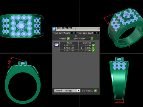 Men Ring Cad File Ready For Printing 3D Print Model
