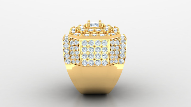 Men Ring Cad File Ready For Printing 3D Принт Модель .c4d .max .obj .3ds .fbx .stl .blend 