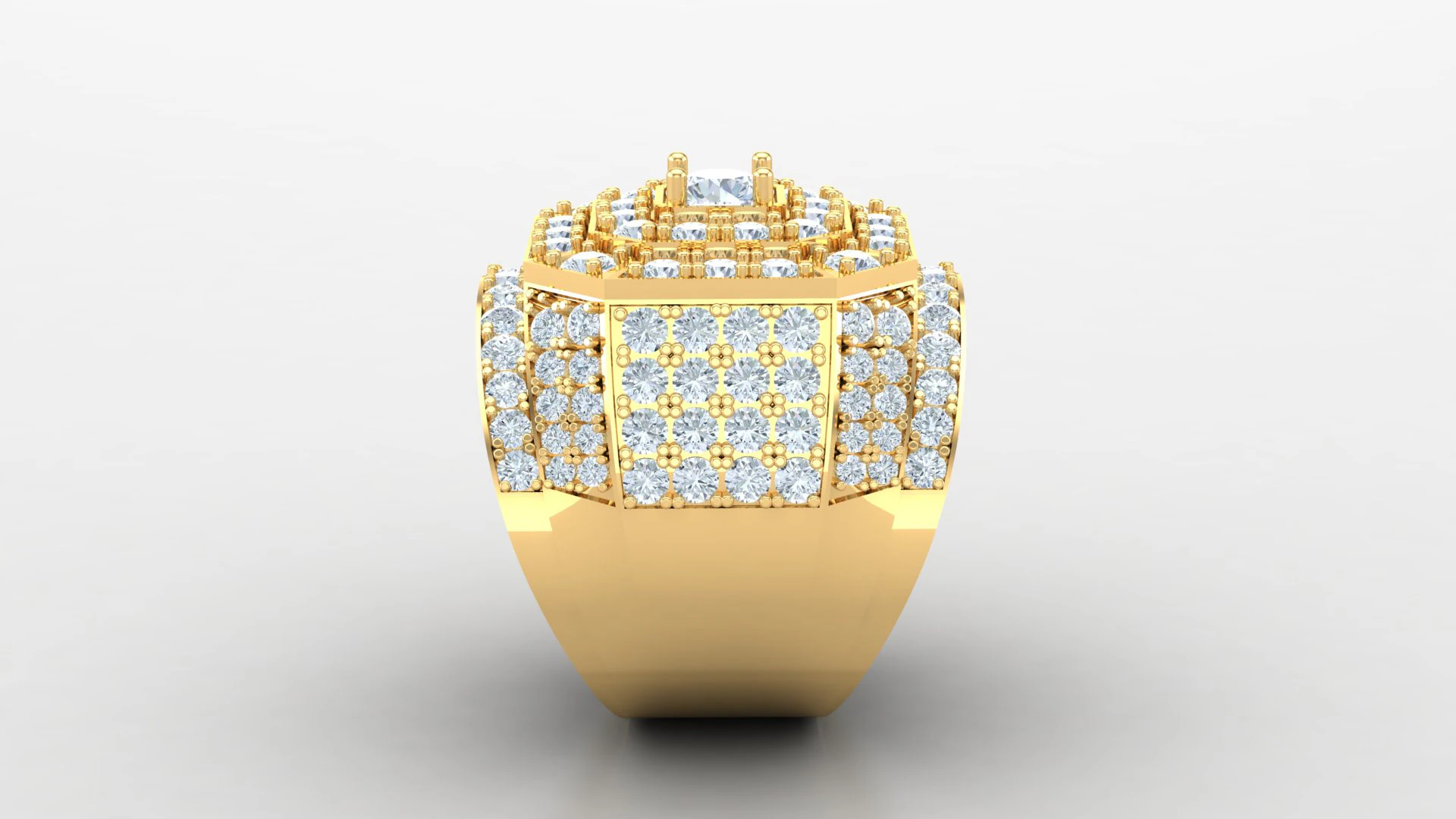 Men Ring Cad File Ready For Printing 3D Print Model .c4d .max .obj .3ds .fbx .stl .blend 