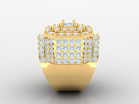 Men Ring Cad File Ready For Printing 3D Принт Модель