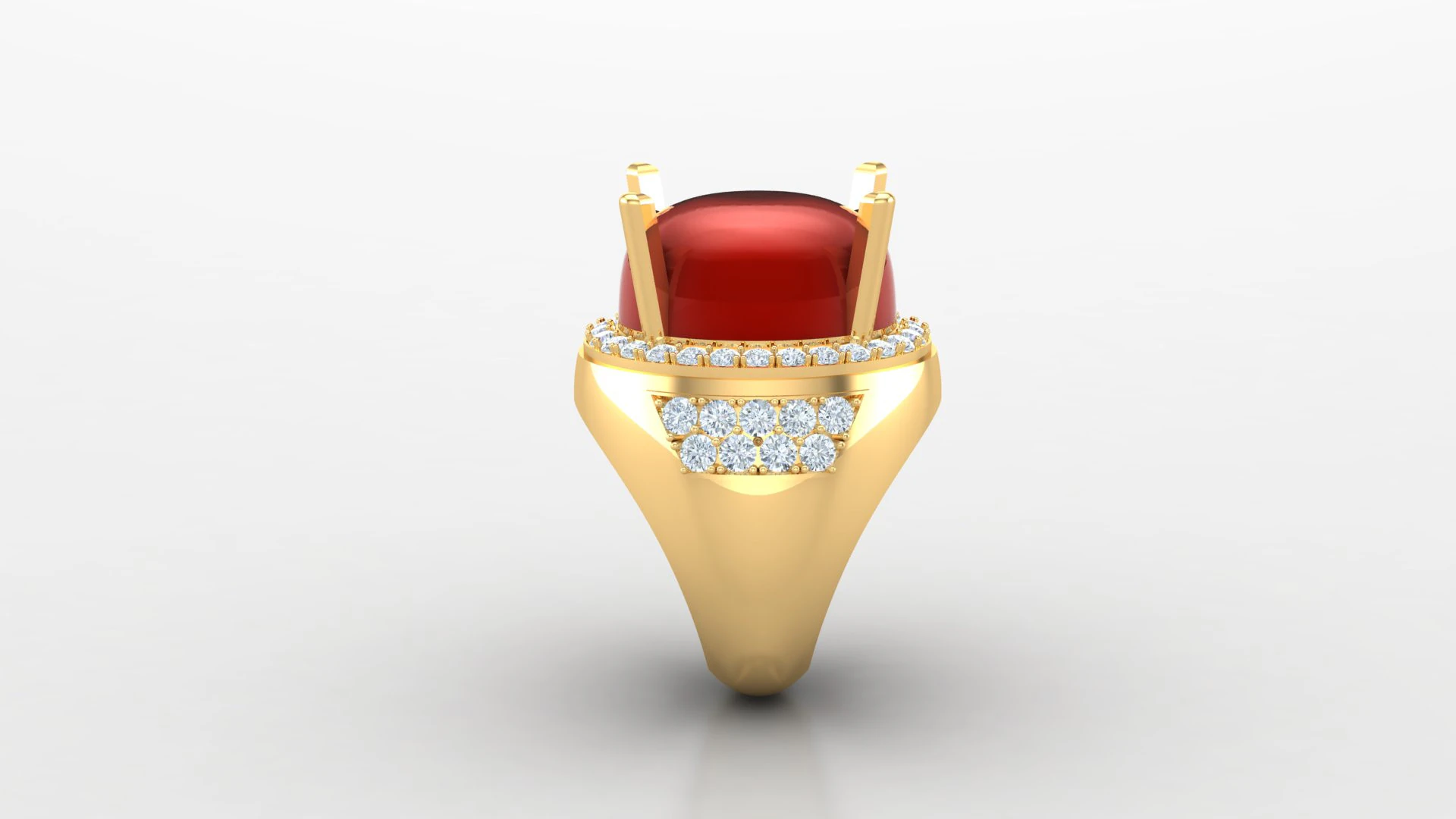 Men Ring Cad File Ready For Printing 3D Print Model .c4d .max .obj .3ds .fbx .stl .blend