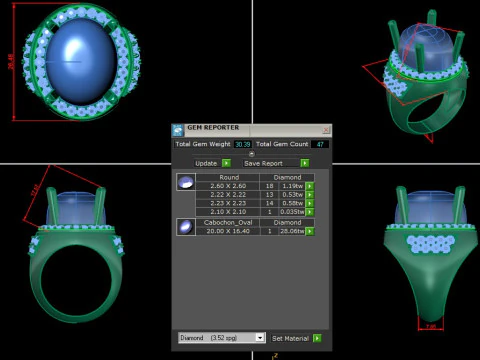 Men Ring Cad File Ready For Printing 3D Print Model