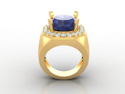 Men Ring Cad File Ready For Printing 3D Print Model