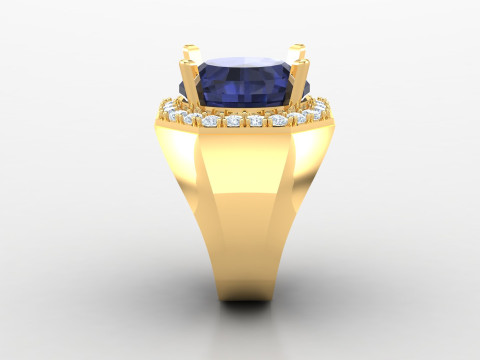 Men Ring Cad File Ready For Printing 3D Baskı Modeli