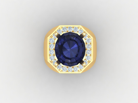 Men Ring Cad File Ready For Printing 3D Baskı Modeli