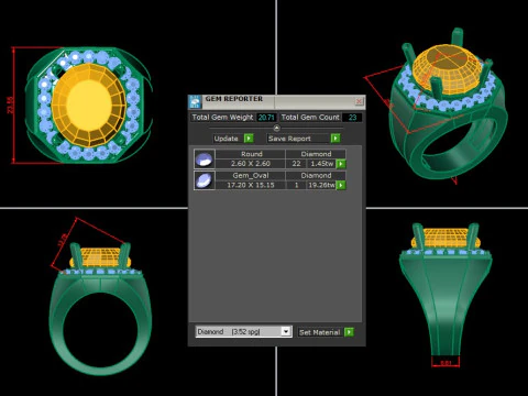 Men Ring Cad File Ready For Printing 3D Print Model