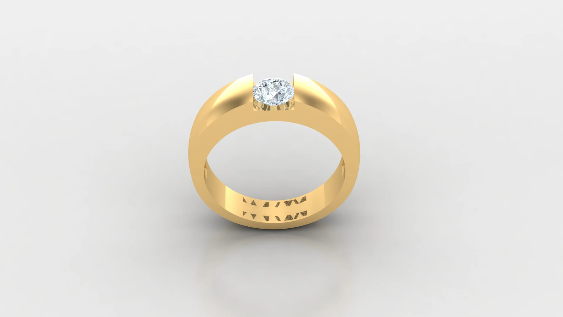 Men Ring Cad File Ready For Printing 3D Print Model .c4d .max .obj .3ds .fbx .stl .blend 