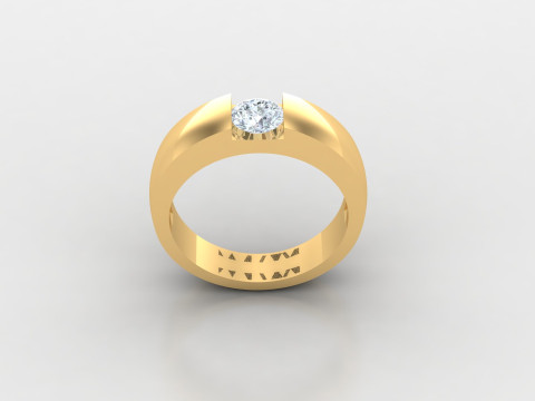 Men Ring Cad File Ready For Printing 3D Print Model
