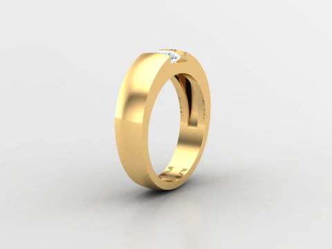 Men Ring Cad File Ready For Printing 3D Print Model