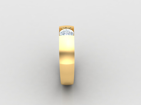 Men Ring Cad File Ready For Printing 3D-printmodel
