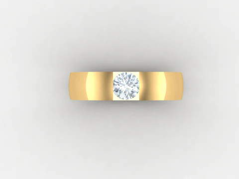 Men Ring Cad File Ready For Printing 3D Print Model