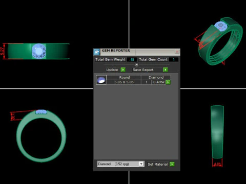 Men Ring Cad File Ready For Printing 3D Print Model