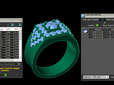 Men Ring Cad File Ready For Printing Modello di stampa 3D