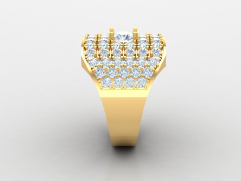 Men Ring Cad File Ready For Printing 3D-Druckmodell
