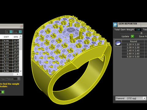 Men Ring Cad File Ready For Printing 3D-Druckmodell