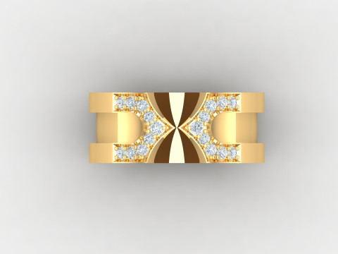 Men Ring Cad File Ready For Printing 3D 打印模型