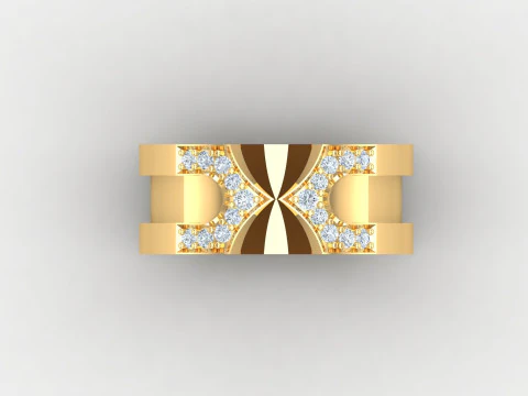 Men Ring Cad File Ready For Printing 3D Print Model