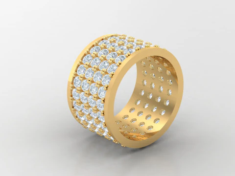 Men Ring Cad File Ready For Printing 3D Print Model
